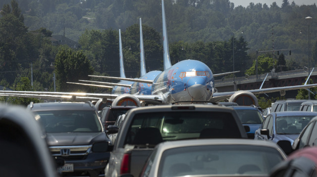 מטוסי 737 מקס מושבתים (צילום: David Ryder / Stringer / Getty Images)