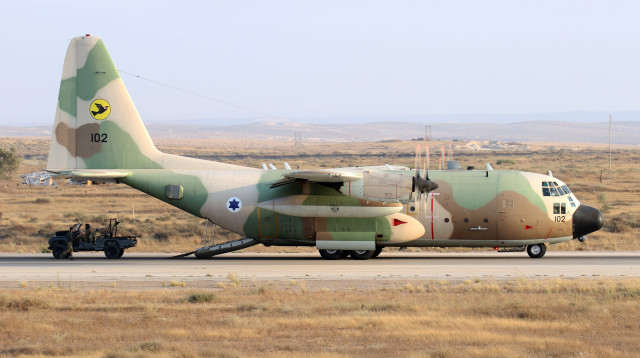 מטוס הרקולס, ארכיון (צילום: עופר צידון, פלאש 90)