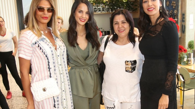 מורן אטיאס, אילנה ראדה, שני אטיאס ובל אגם (צילום: אור גפן)