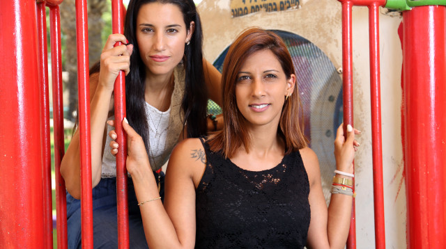 ליטל ודניאל מעמותת דור איתן (צילום: אריאל בשור)