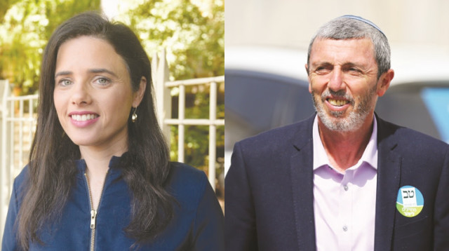 רפי פרץ, איילת שקד (צילום: פלאש 90,אבשלום ששוני)