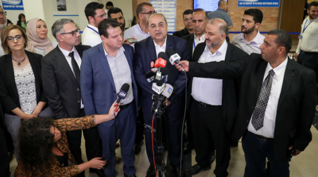 חברי הרשימה המשותפת (צילום: נועם רבקין פנטון, פלאש 90)