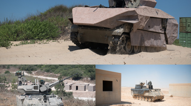 ה"כרמל" בשלוש התצורות שלו (צילום: אגף דוברות והסברה במשרד הביטחון)