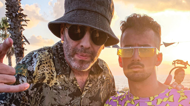 גל מלכה ופישי הגדול (צילום: יח"צ)