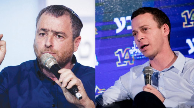 עמית סגל, שמעון ריקלין (צילום: יונתן זינדל,פלאש 90)