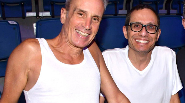 ארז טל, אברי גלעד (צילום: אביב חופי)