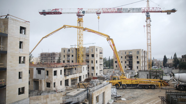 פרוייקט מחיר למשתכן בארמון הנציב בירושלים (צילום: הדס פרוש, פלאש 90)