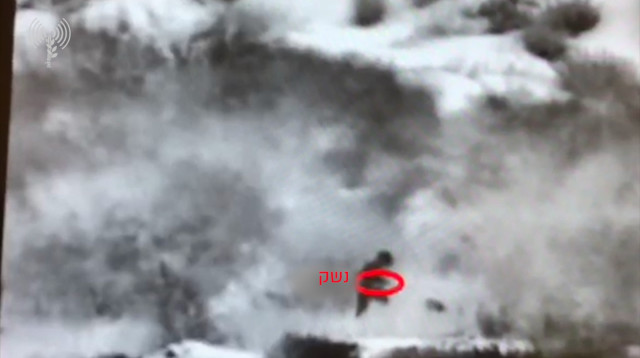 זיהוי חוליית המחבלים סמוך לגדר המערכת בצפון רצועת עזה (צילום: דובר צה"ל)