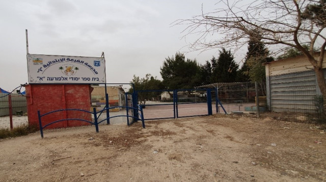 בית הספר באלפורעה, מועצה אזורית אל קסום (צילום: מתן דוד לוי)