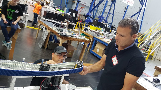 הרובוט שזכה בתחרות בארה"ב (צילום: דוברות משטרת ישראל)