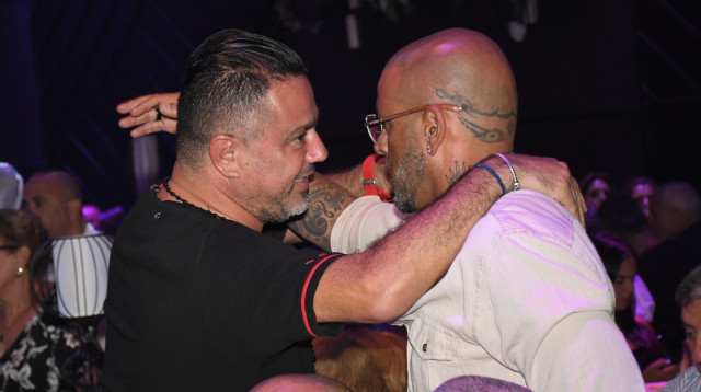 אייל גולן, בני פרץ (צילום: אביב חופי)