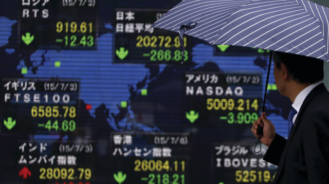 הבורסה ביפן (צילום: רויטרס)