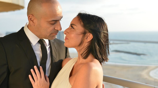 מאיה בוסקילה, עוזי אזולאי (צילום: תמיר ברגיג)