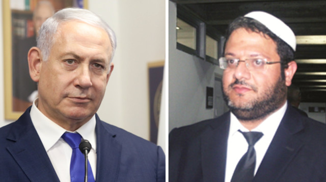 איתמר בן גביר, בנימין נתניהו (צילום: מרק ישראל סלם,רוני שיצר, פלאש 90)