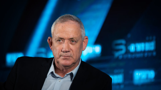 בני גנץ (צילום: יונתן זינדל, פלאש 90)