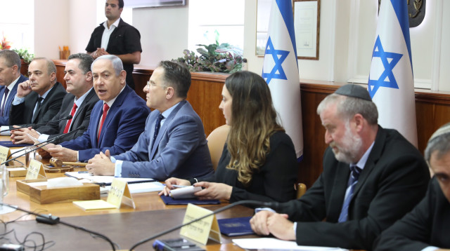 ישיבת ממשלה על חוק המצלמות בקלפיות (צילום: מרק ישראל סלם)