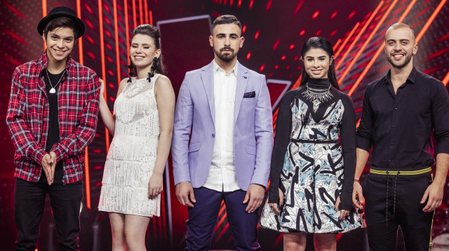 אסף כהן,  מיה כהן, עמית שאולי, שים לופז, דניאל ג'מל (צילום: מיכה לובנטון)