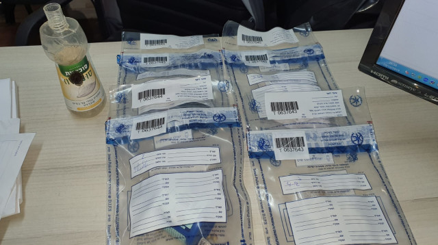 באנג בטיסה לאילת (צילום: דוברות המשטרה)