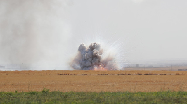 אזור הקרבות בצפון סוריה (צילום: REUTERS/Khalil Ashawi)
