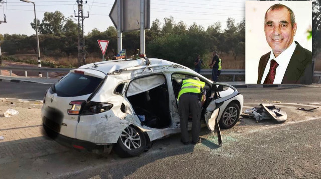 ציון פרץ, התאונה בצומת איבים (צילום: תיעוד מבצעי מד"א,באדיבות המשפחה)