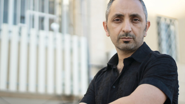 מישל קישקה, פלאפל עם חריף (צילום: רועי ברקוביץ)