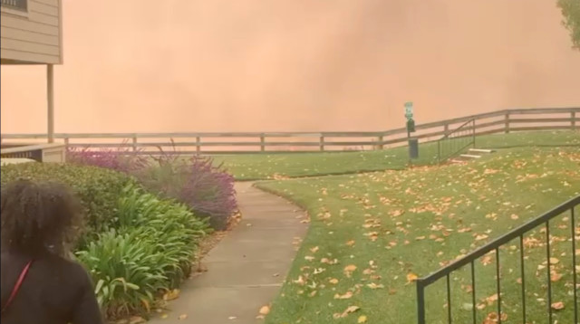 שריפה בקליפורניה (צילום: רויטרס)