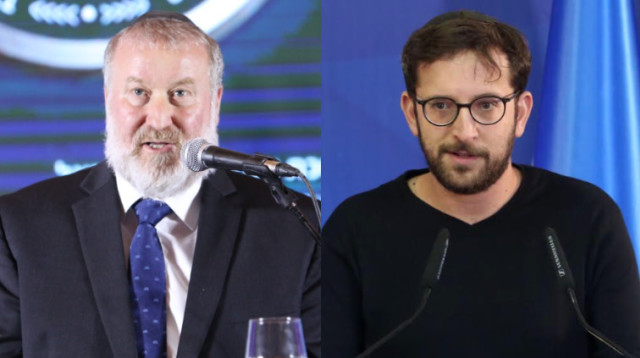 יונתן אוריך, אביחי מנדלבליט (צילום: Jonatanu, ויקיפדיה,ליאב פלד)