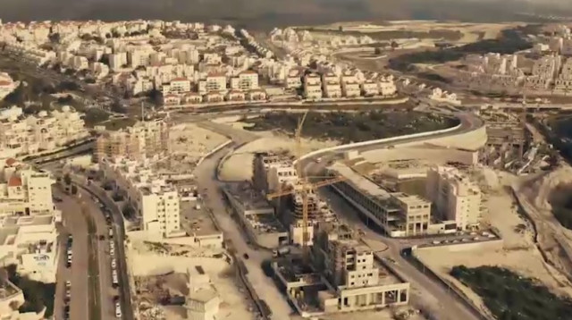 בית שמש - מבט של הפרויקט מלמעלה (צילום: b  סנטר)