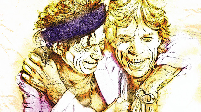 מיק ג'אגר, קית' ריצ'ארדס (צילום: נעמי ליס-מיברג)