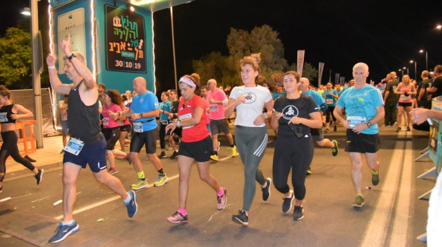 מרוץ הלילה של תל אביב 2019 (צילום: אבשלום ששוני)