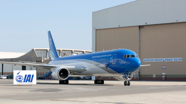 מטוס ראשי המדינה  (צילום: התעשייה האווירית)