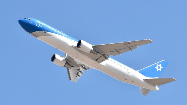 מטוס ראש הממשלה (צילום: אבשלום ששוני)