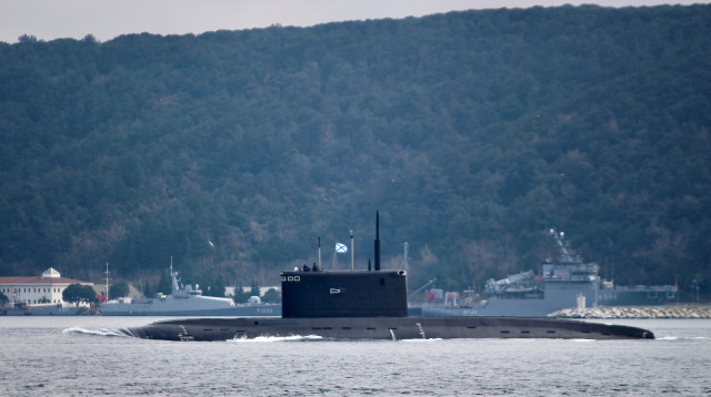 צוללת רוסית (צילום: רויטרס)