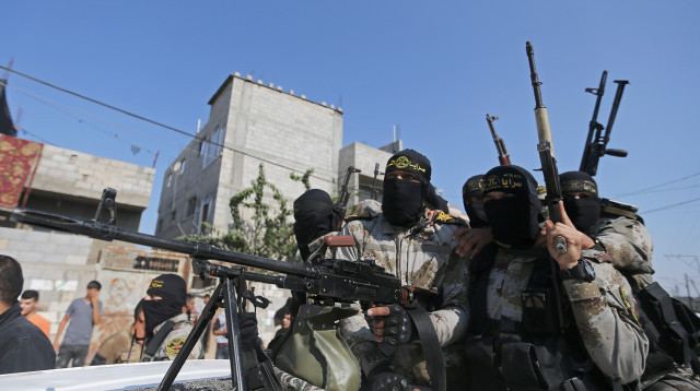 פעילי הג'יהאד האסלאמי ברצועת עזה (צילום: רויטרס)