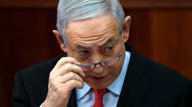 בנימין נתניהו (צילום: RONEN ZVULUN / POOL / AFP)