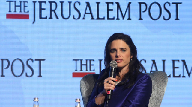 איילת שקד בוועידת ג'רוזלם פוסט (צילום: מרק ישראל סלם)