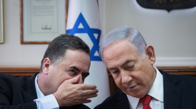 בנימין נתניהו, ישראל כ"ץ (צילום: אוהד צווויגנברג, פול,פלאש 90)