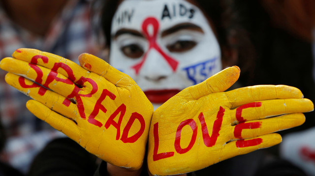 יום האיידס הבינלאומי (צילום: רויטרס אג'י ורמה)