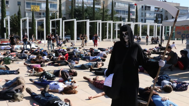 הפגנה נגד משבר האקלים (צילום: ליאור קליין)