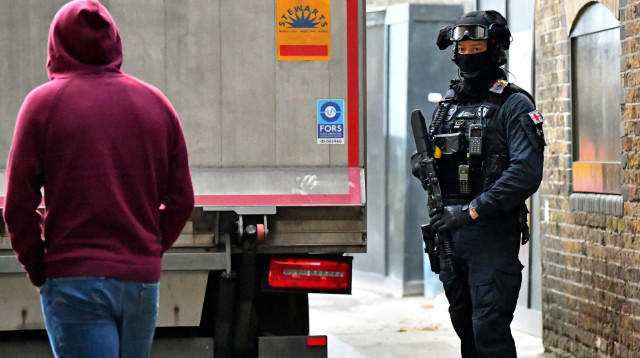 זירת הפיגוע בלונדון (צילום: רויטרס)