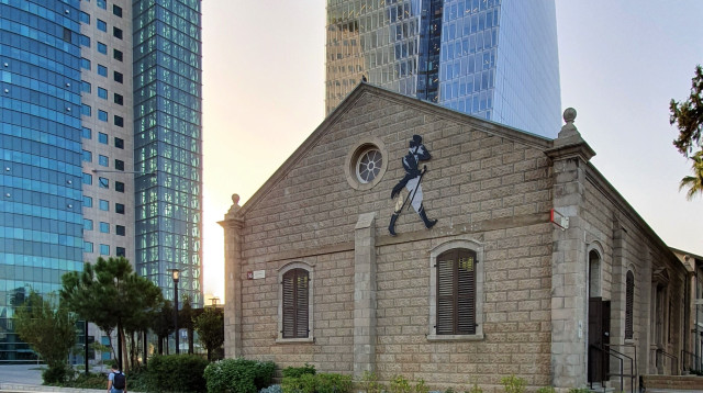 מתחם הפופ אפ של ג'וני ווקר במתחם שרונה, ת"א (צילום: דה פלוס)