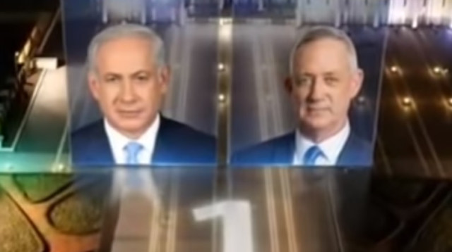 ספירה לאחור לתוצאות הבחירות (צילום: צילום מסך חברת החדשות)