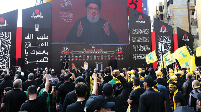 תומכי חיזבאללה (צילום: רויטרס)