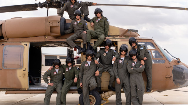 מסיימי קורס טיס (צילום: דובר צה"ל)