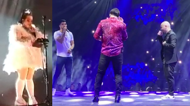 עומר אדם, משה פרץ ורותם כהן, נטע ברזילי (צילום: רון גרנות, יח"צ)