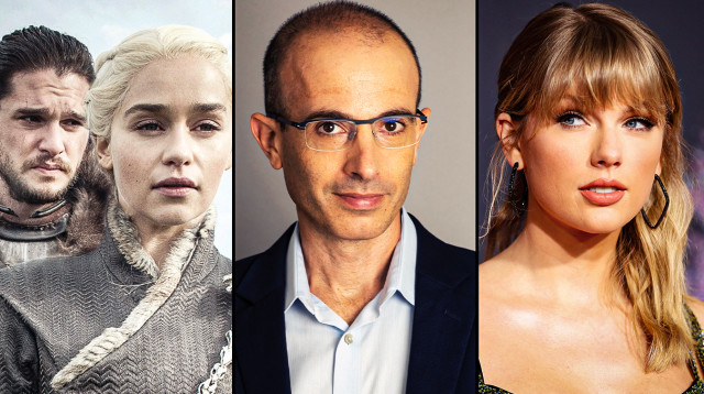 טיילור סוויפט, יובל נוח הררי, משחקי הכס (צילום: רויטרס,יח"צ,באדיבות יס)