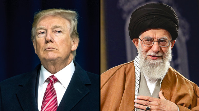 עלי חמינאי, דונלד טראמפ (צילום: AFP,SAUL LOEB, GettyImages)