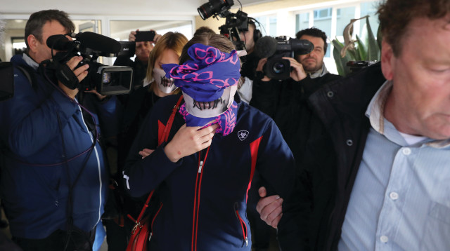 הצעירה הבריטית שהורשעה בתלונת שווא על אונס (צילום: רויטרס)