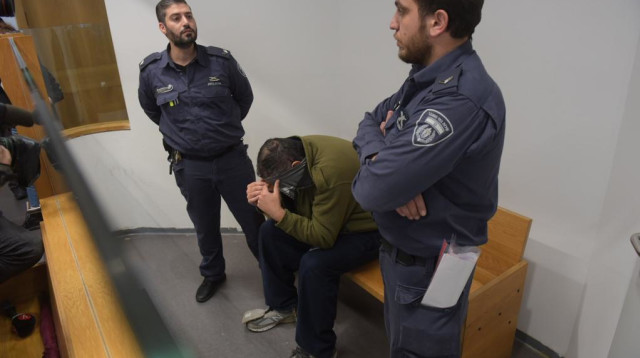 הנאשם שזוכה (צילום: אבשלום ששוני)