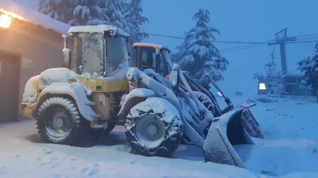 שלג בחרמון (צילום: אתר החרמון)